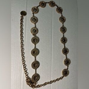 Tommy Hilfiger Elegant Gold-Tone Belt